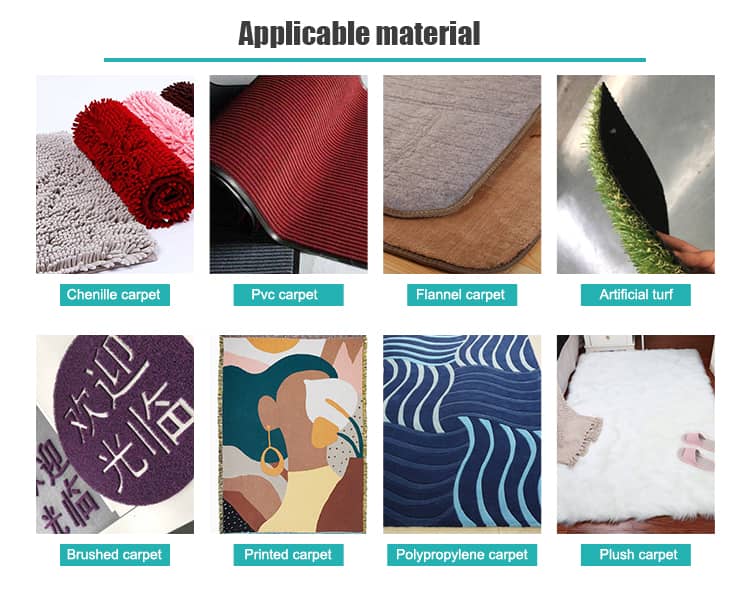 Carpet industry cutting materials
