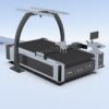 PU leather cutting machine with vibrating knife